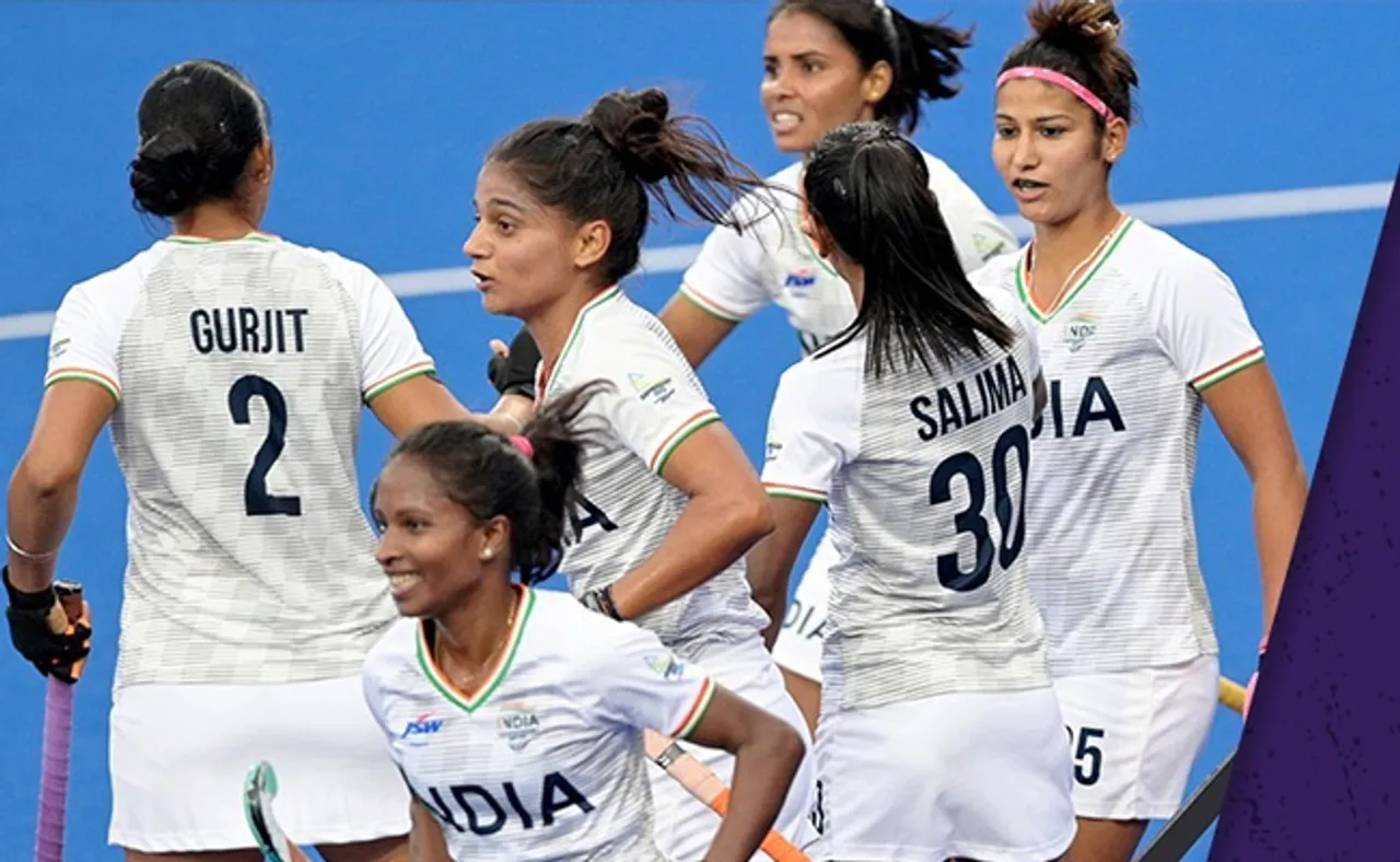 ରାଜ୍ୟଗୋଷ୍ଠୀ କ୍ରୀଡ଼ାର ସେମିରେ ଭାରତୀୟ ମହିଳା ହକି ଦଳ