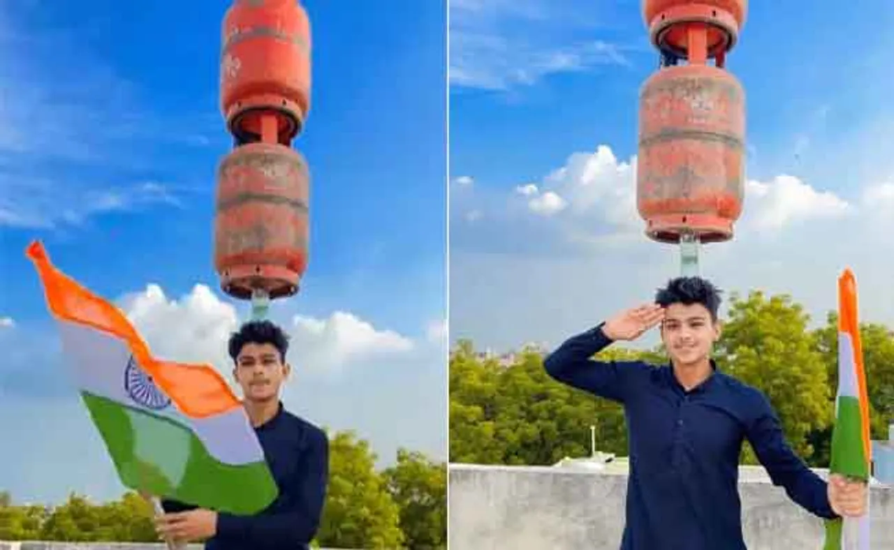 ଜାତୀୟ ପତାକା ଧରି ଷ୍ଟଣ୍ଟ ଦେଖାଇଲେ, ଭିଡିଓ ଭାଇରାଲ୍