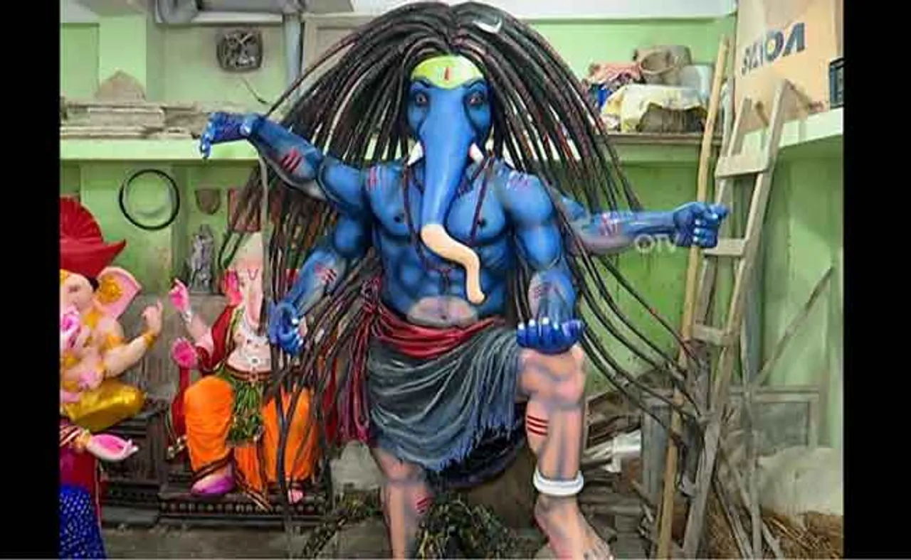 ବିଘ୍ନ ବିନାଶକଙ୍କ ରୁଦ୍ର ରୂପ, ବିକୃତ ମୂର୍ତ୍ତି କରାଯିବା ନେଇ ତାଗିଦ୍ କଲା ପୁଲିସ