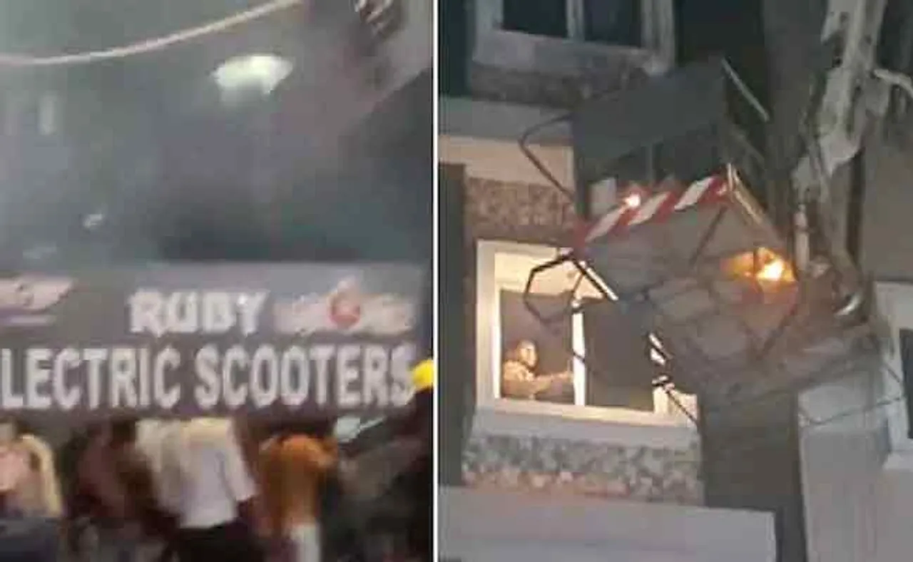 ଜଳିଗଲା ଇଲେକ୍ଟ୍ରି ବାଇକ୍‌ ଶୋ’ ରୁମ୍‌, ୮ ଜୀବନ୍ତ ଦଗ୍ଧ