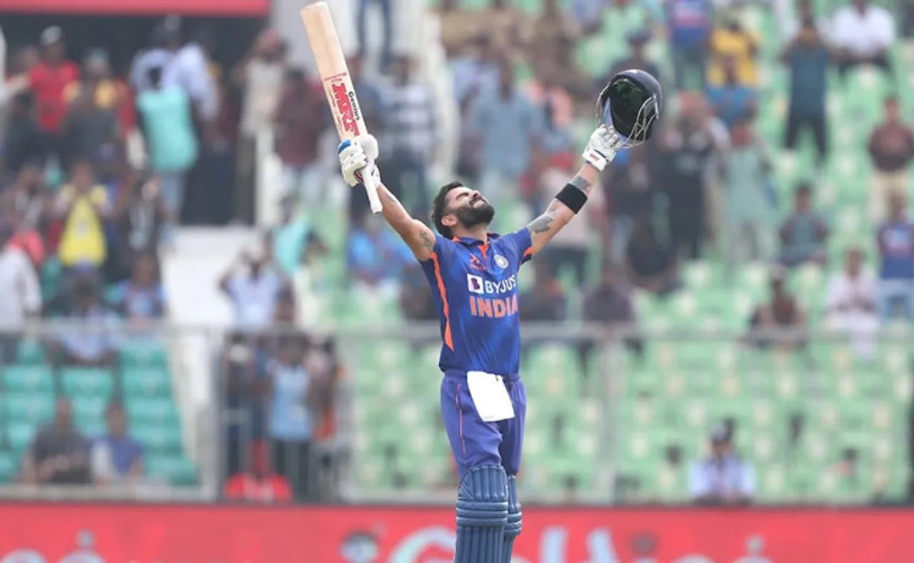 ୪୬ତମ ଦିନିକିଆ ଶତକ ସହ ଏକାଧିକ ରେକର୍ଡ କଲେ ବିରାଟ କୋହଲି