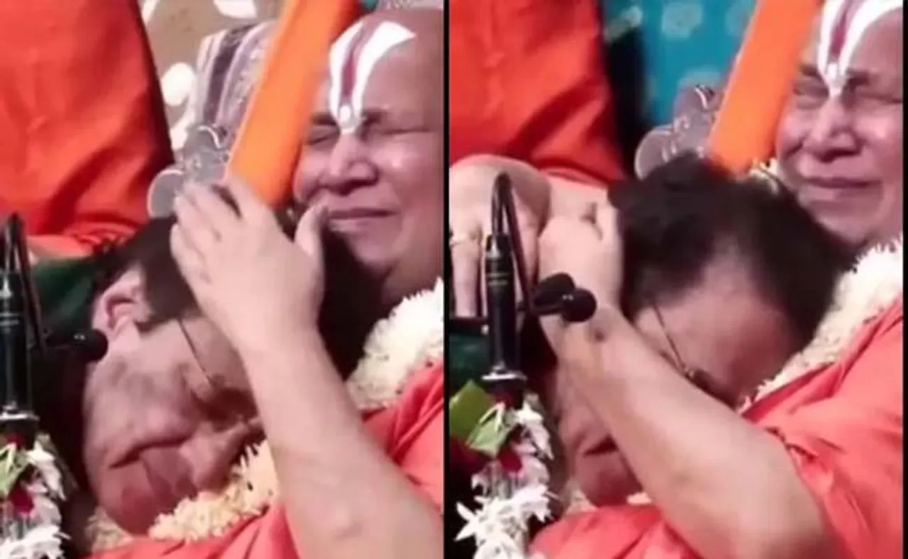 ଟେଲିଭିଜନର ରାମଙ୍କୁ ଦେଖି କାନ୍ଦି ପକାଇଲେ ଜଗଦ୍‌ଗୁରୁ