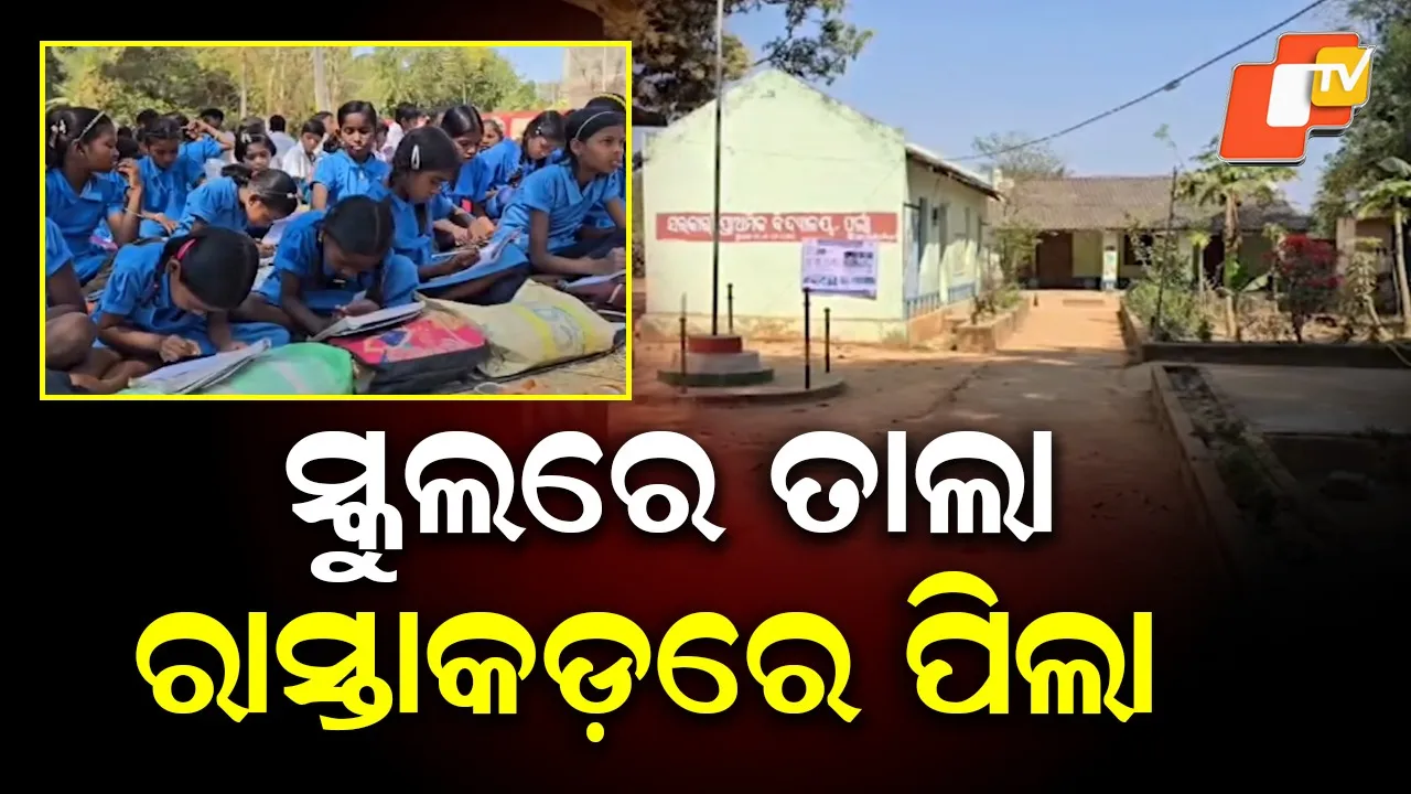 Students Study on Roadside