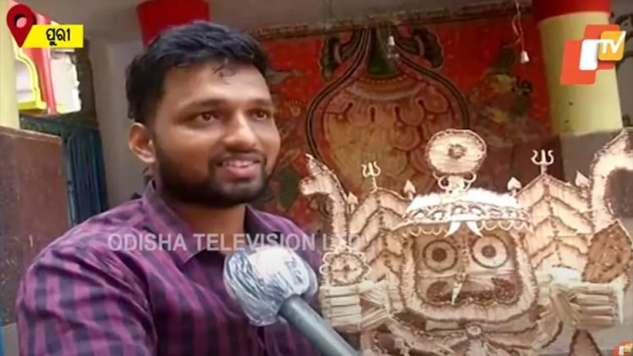 ଦିଆସିଲି କାଠିରେ ପ୍ରସ୍ତୁତ କଲେ କାଳିଆର ନାଗାର୍ଜୁନ ବେଶ