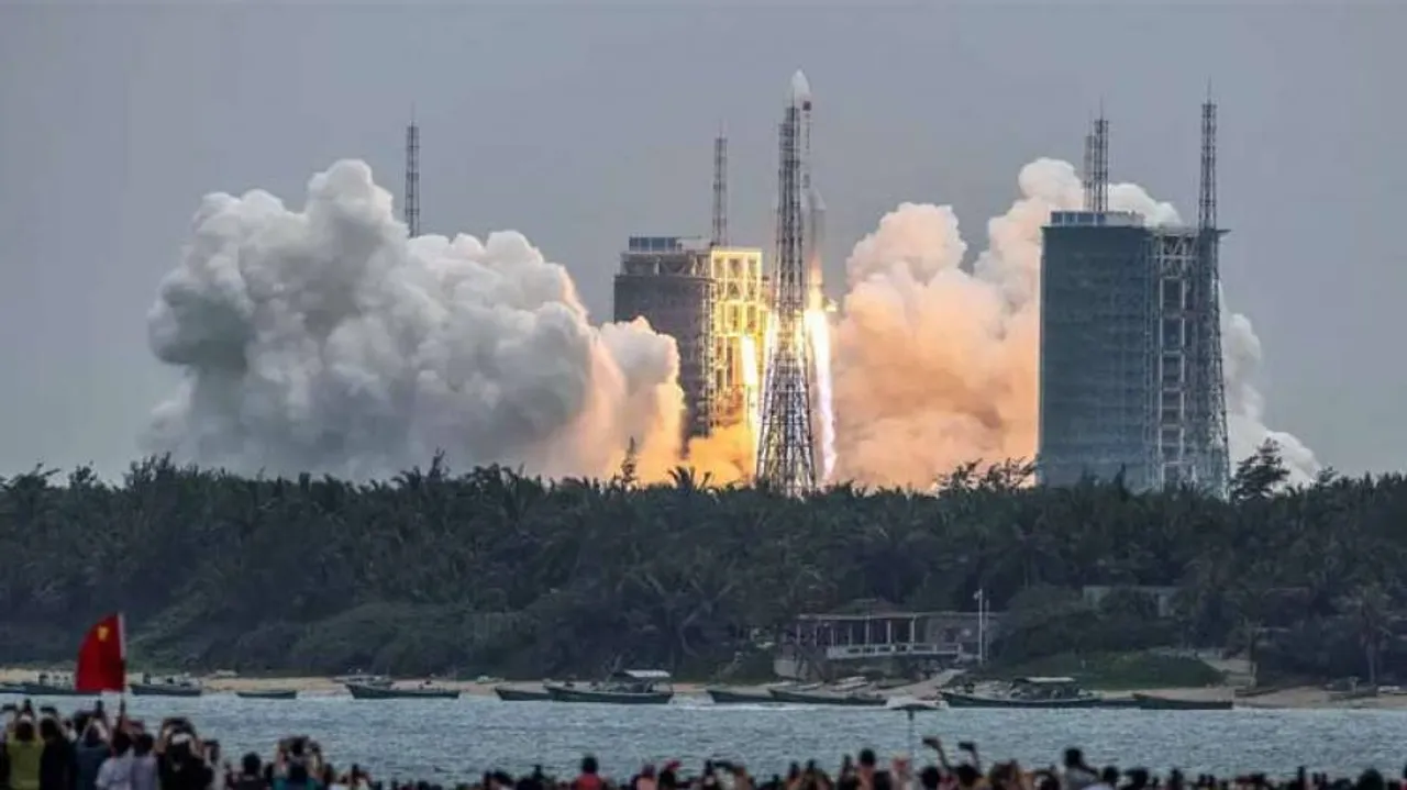 ପୃଥିବୀରେ ପଡ଼ିଲା ଚୀନର ଲଙ୍ଗ ମାର୍ଚ୍ଚ ୫-ବି ରକେଟ୍