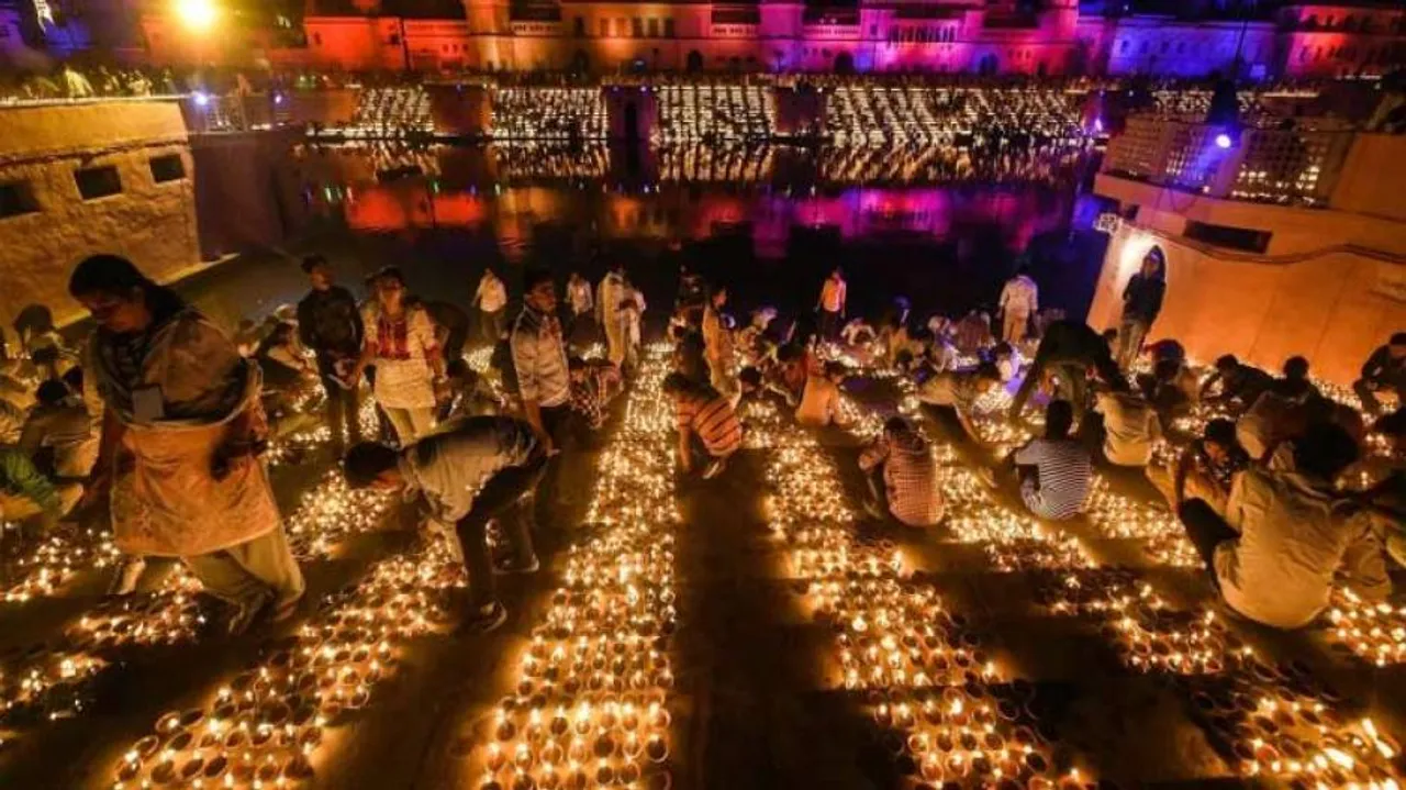 ଅଯୋଧ୍ୟାରେ ଜଳିଲା ଅସଂଖ୍ୟ ଦୀପ, ଦେଖନ୍ତୁ ଭିଡିଓ...