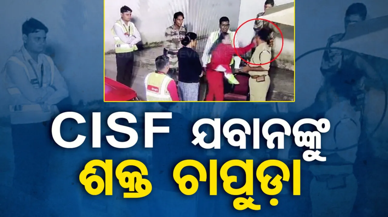 Spicejet Employee Slaps CISF