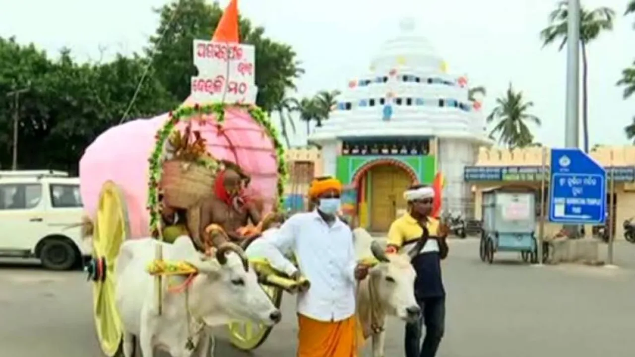 ସୁସ୍ଥ ହେଉଛନ୍ତି  ଶ୍ରୀଜିଉ, ଶଗଡ଼ରେ ଦେଉଳି ମଠରୁ ଆସିଲା ଫଳ ଭାର