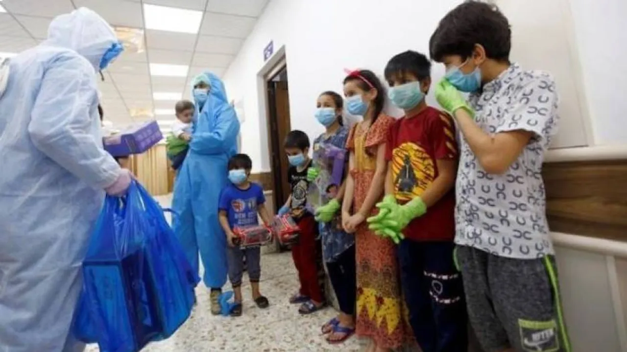 covid affected children