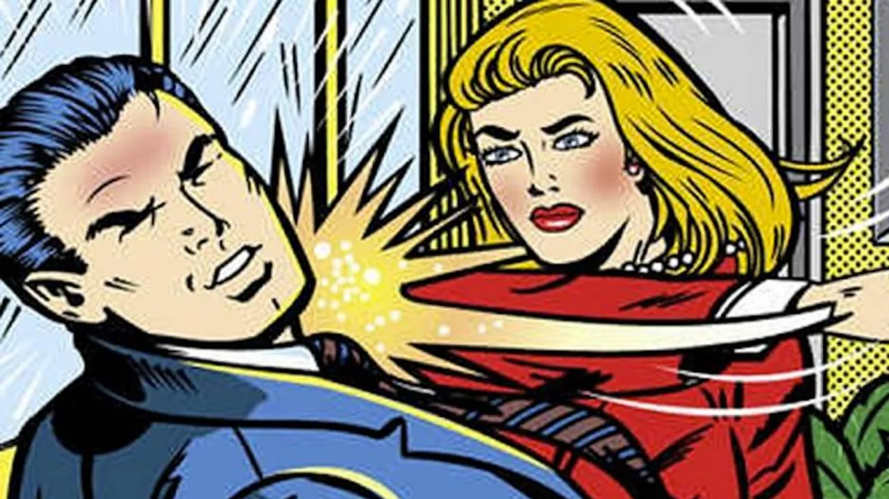 Wife Beats To Husband 