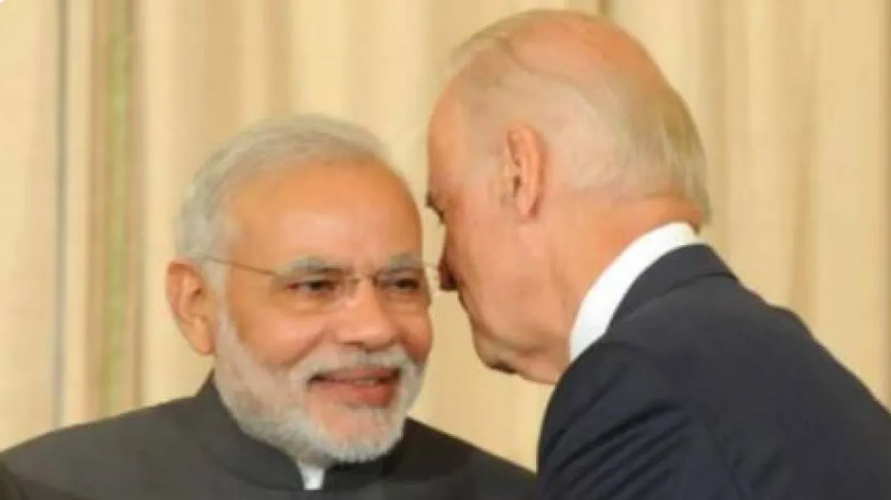 High Level meeting with Biden and Modi