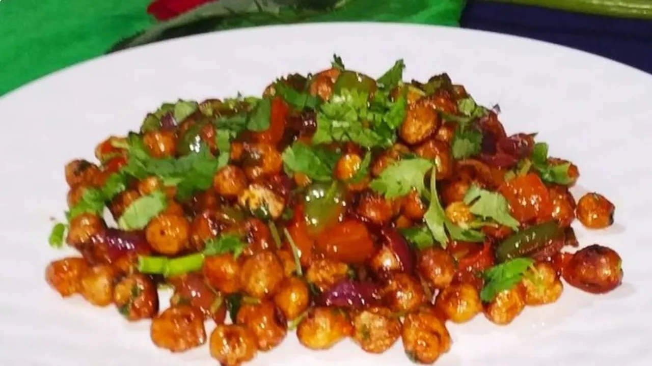 chilly channa recipe