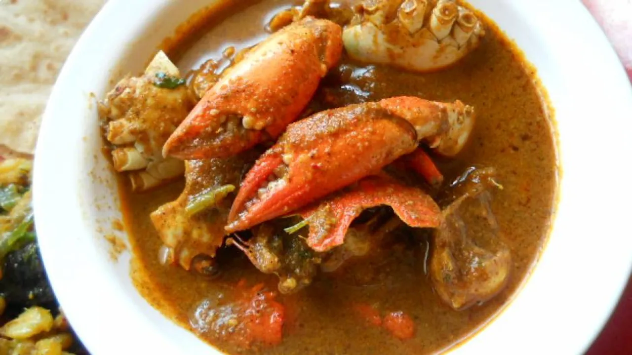 coconut crab curry