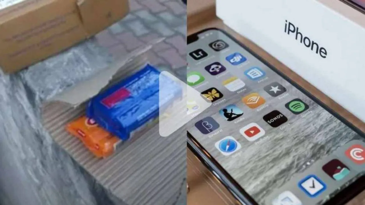 Ordered iphone 12 on flipkart but got Nirma Soap