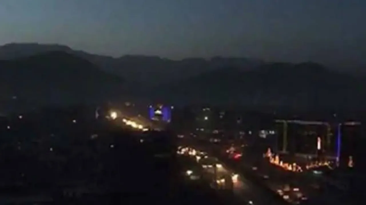 blackout in Kabul 