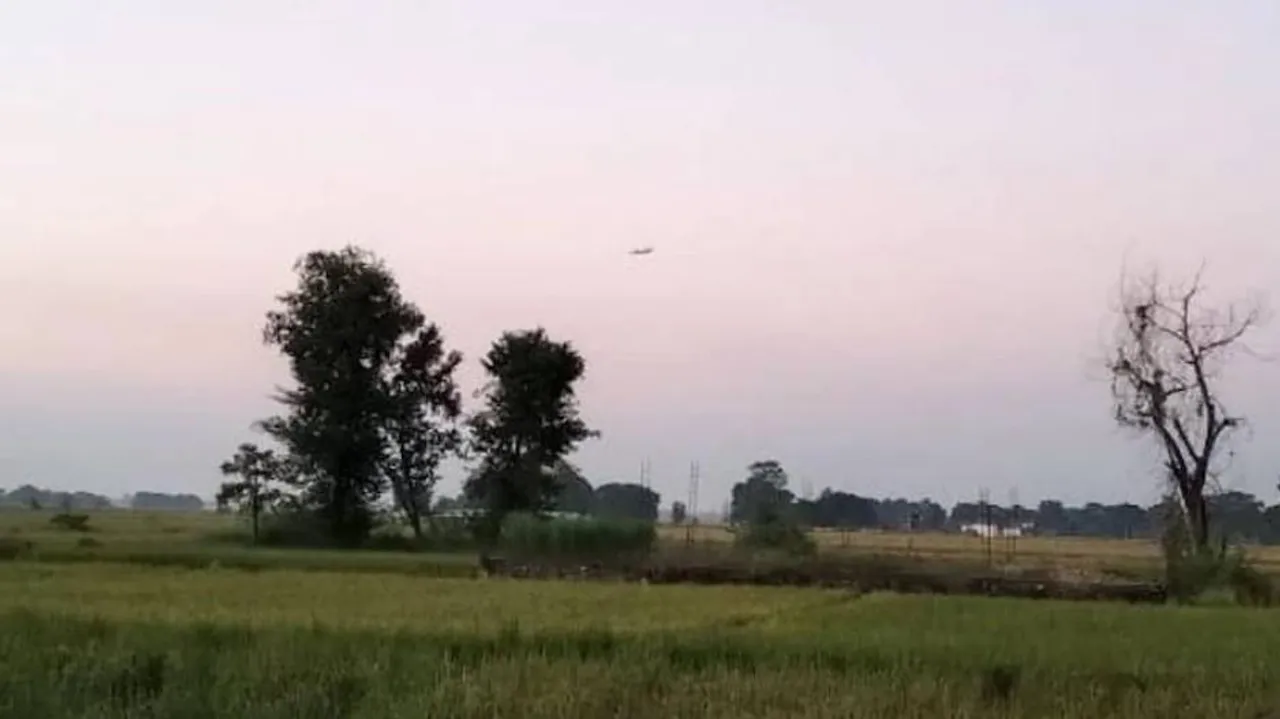 nepal-flight-enters-indian-border