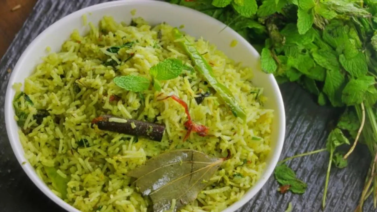 Mint Rice Recipe