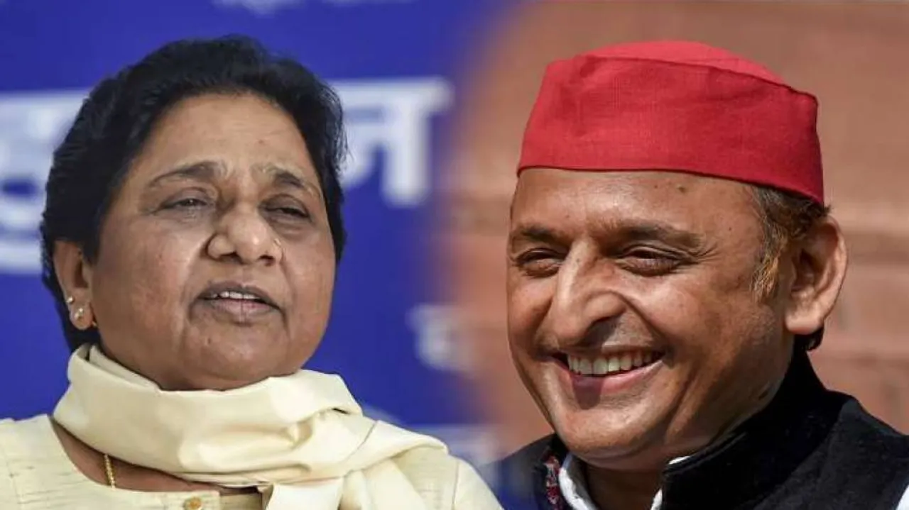 Akhilesh Yadav & Mayawati