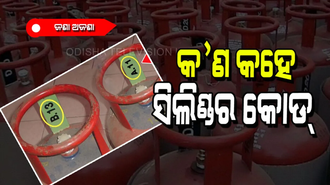 Why is code written on LPG gas cylinder