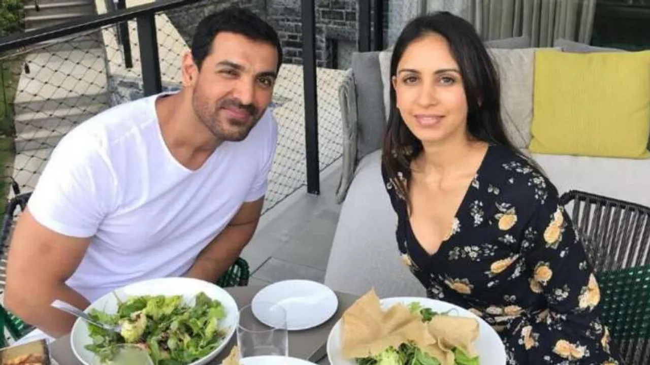 Bollywood Actor John Abraham And His Wife Priya