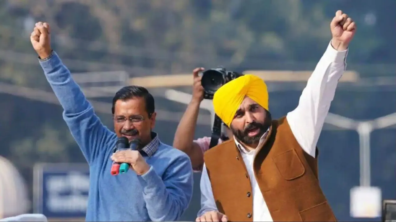 Arvind Kejriwal & Bhagwant Mann
