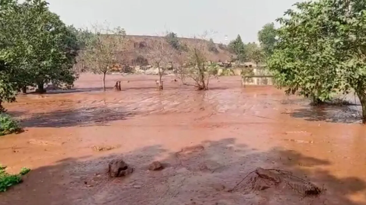 Farmland Submerges In Iron Ore Water