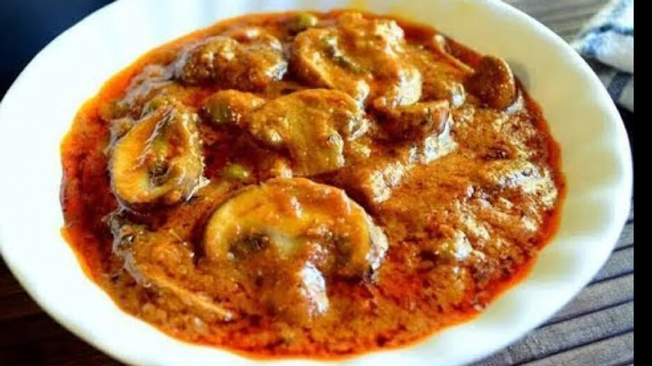 masroom malai recipe