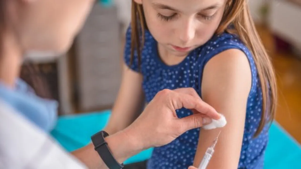 The measles vaccine will be given to children