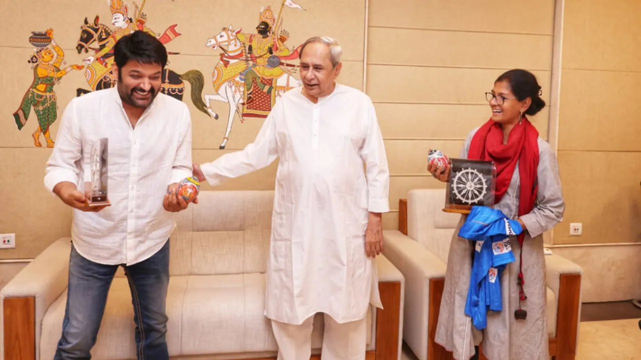 Naveen Patnaik With Kapil Sharma