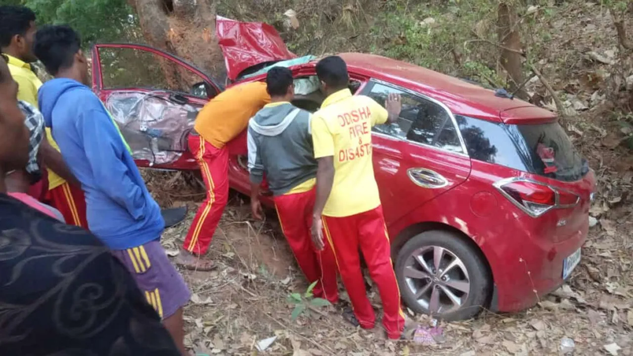 Car Accident In Nabarangpur