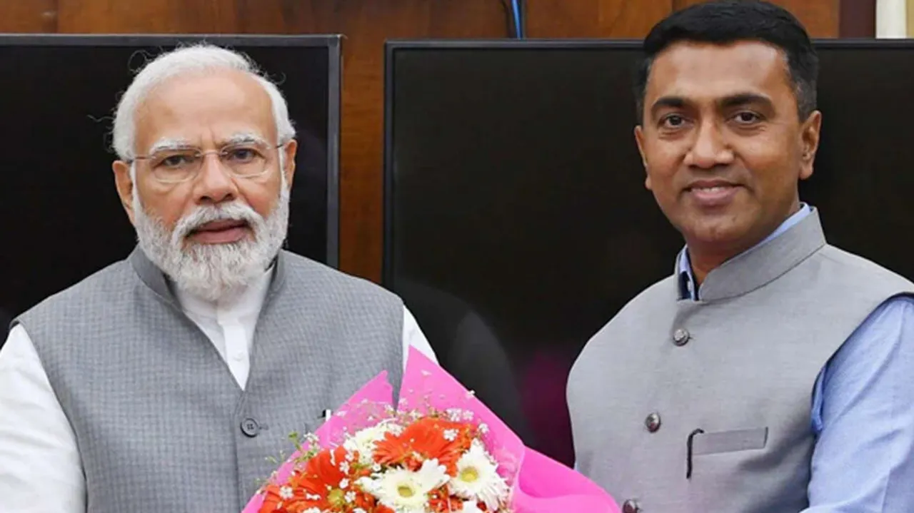 Pramod Sawant will take oath as goa cm on monday