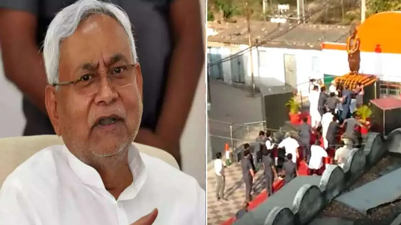 Man attacked on cm Nitish Kumar