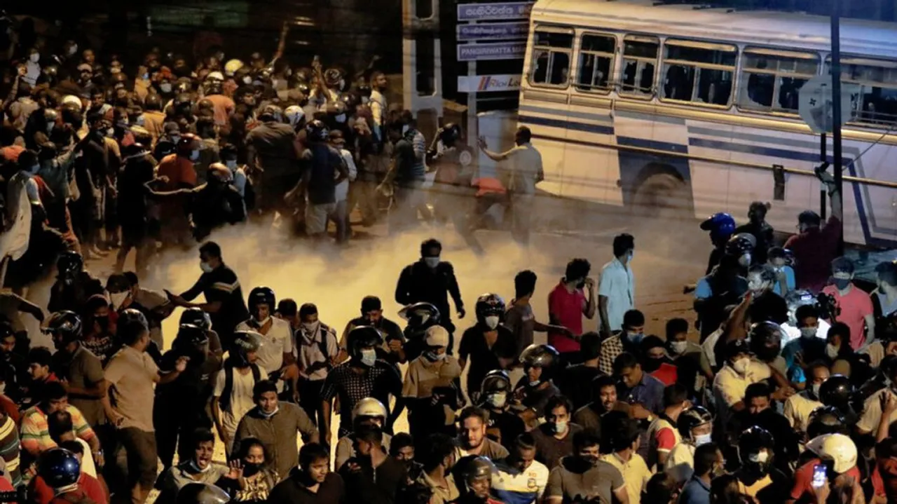 Sri Lanka financial crisis sparks protests