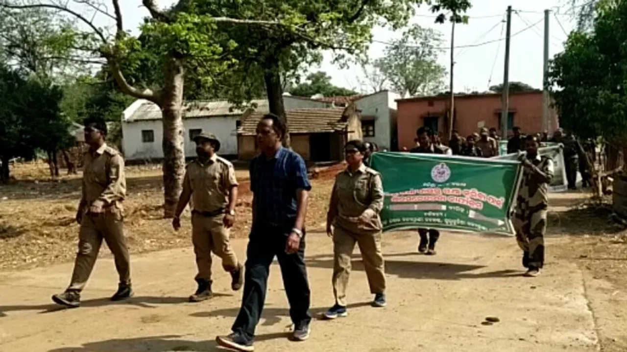 Combing Operation & Flag March