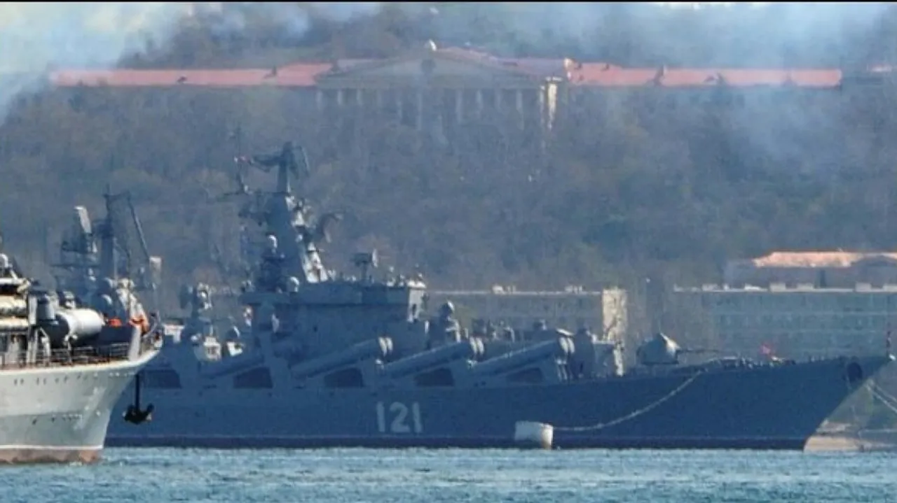 Russia Says Its Damaged Warship Moskva Sinks In Black Sea