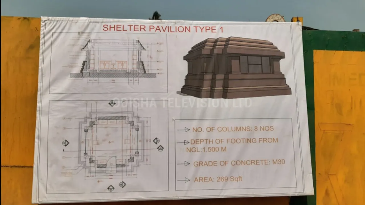 Poster Boards Of Srimandir Heritage Corridor Changed In Puri