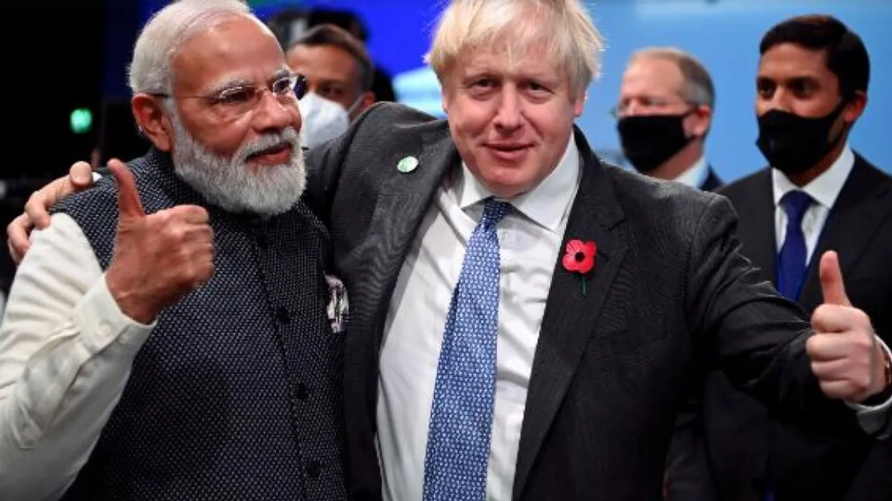   Narendra Modi , Boris Johnson ,