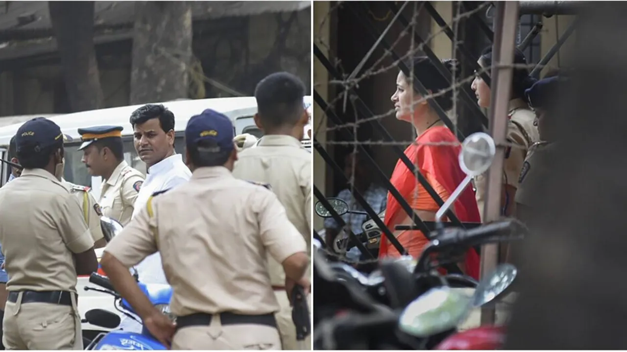 Couple mps mla navneet and ravi rana in different jails arrested for sedition 