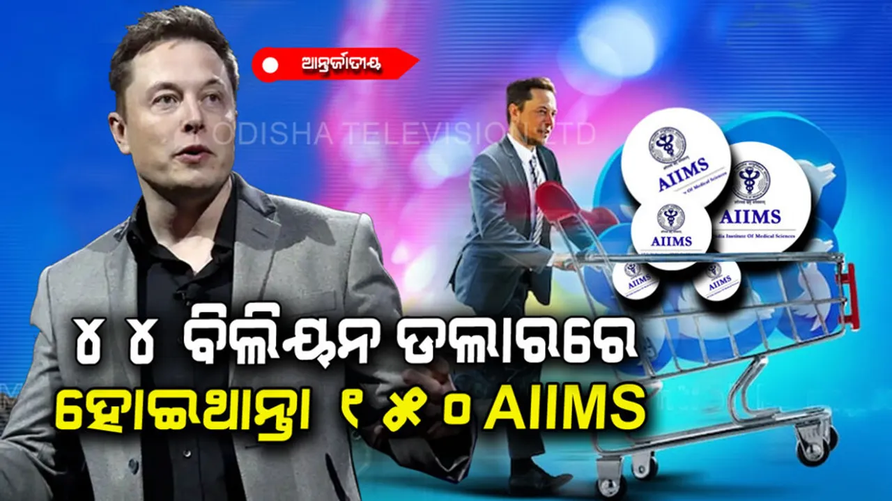 Elon Musk twitter deal equivalent with 150 aiims