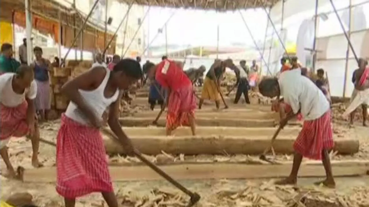 Preparations for Rathayatra