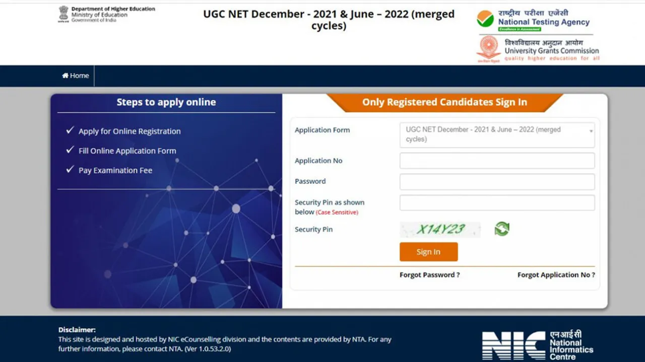 UGC NET Exam: Correction window for December 2021, June 2022 cycles opens