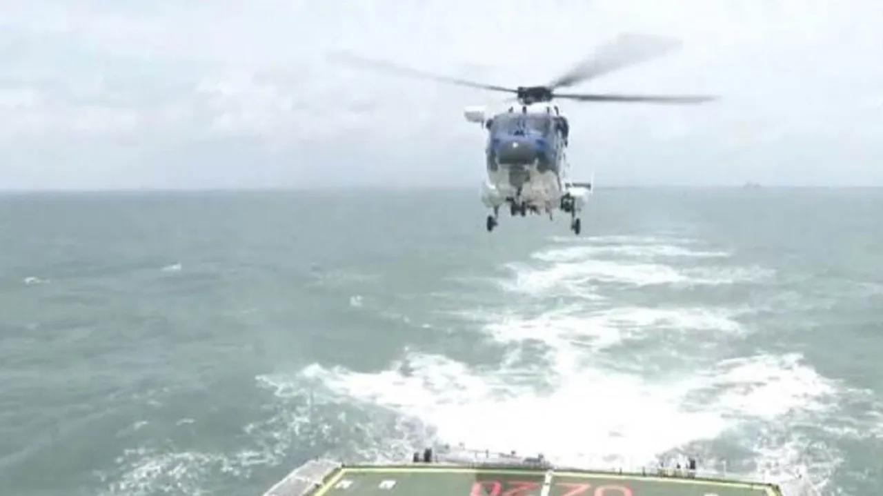 Indian Coast Guard chief lands Dhruv Mark III chopper on moving warship | Watch