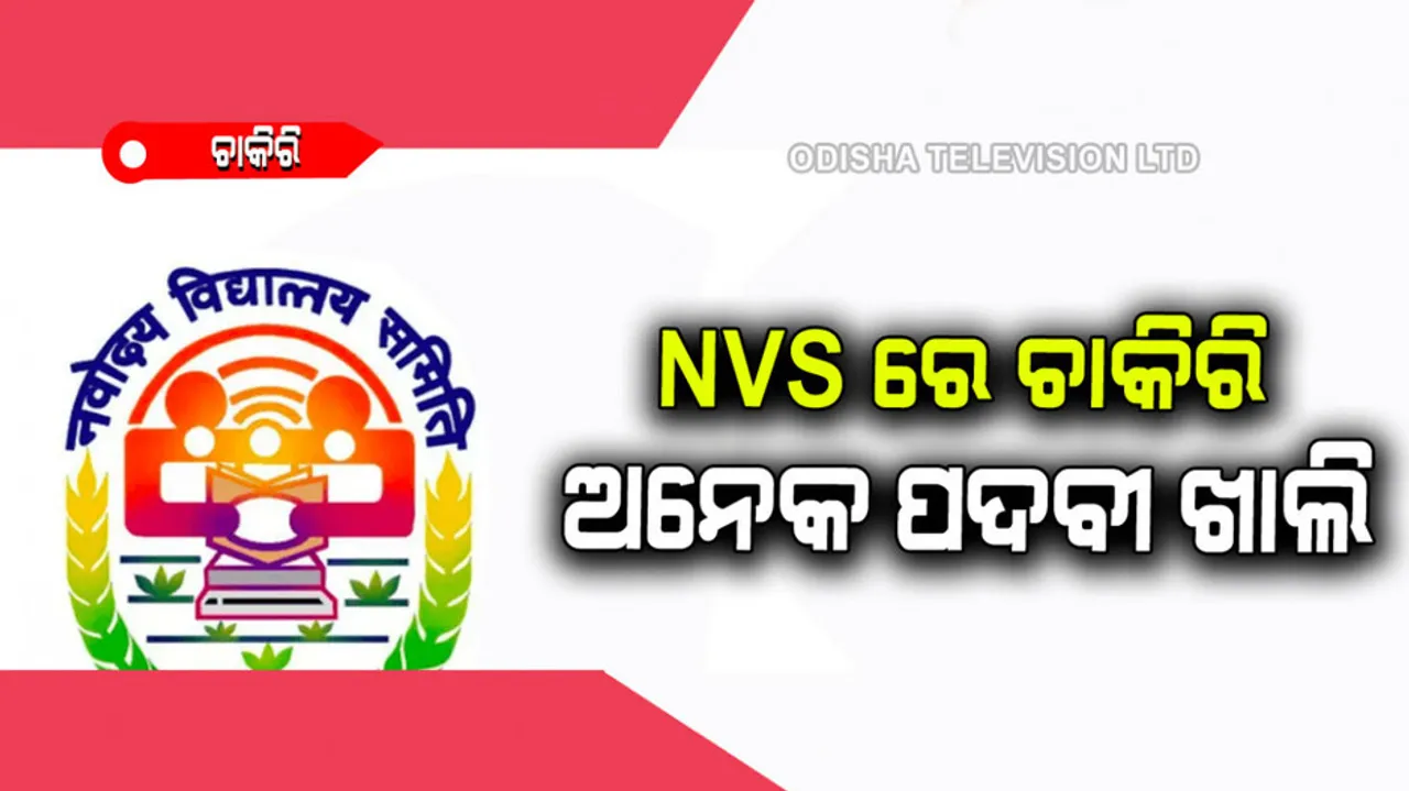 Bumper vacancy for these posts in navodaya vidyalaya