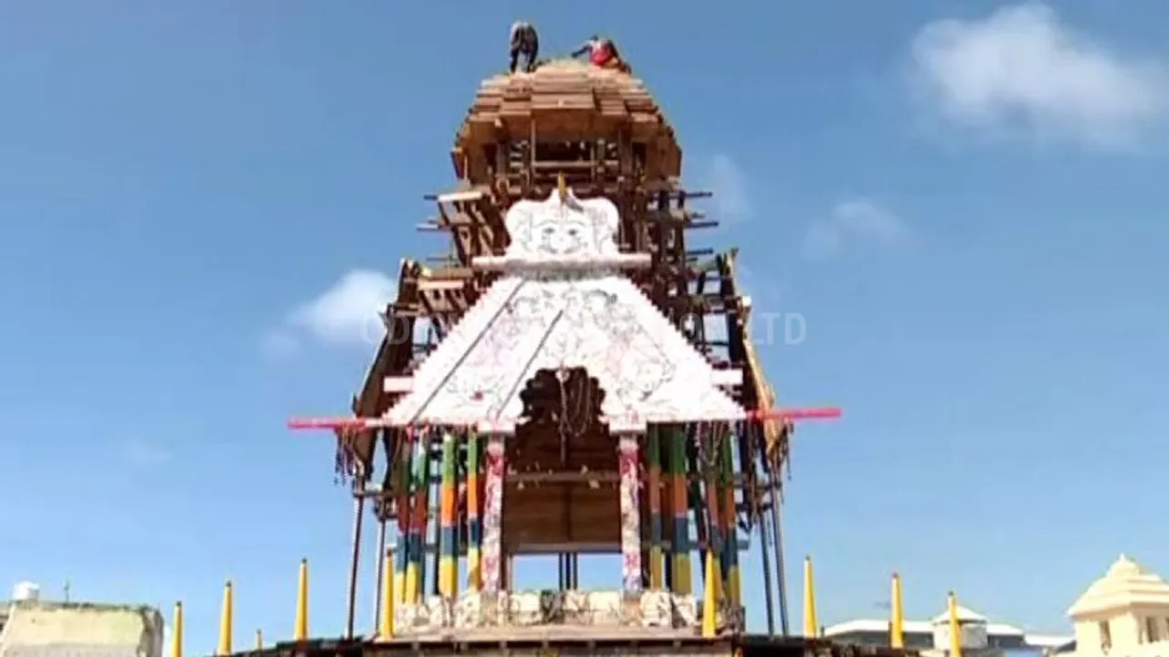 ବାହୁଡ଼ା ପରେ ଆରମ୍ଭ ହୋଇଛି ରଥ ଭଙ୍ଗା କାର୍ଯ୍ୟ