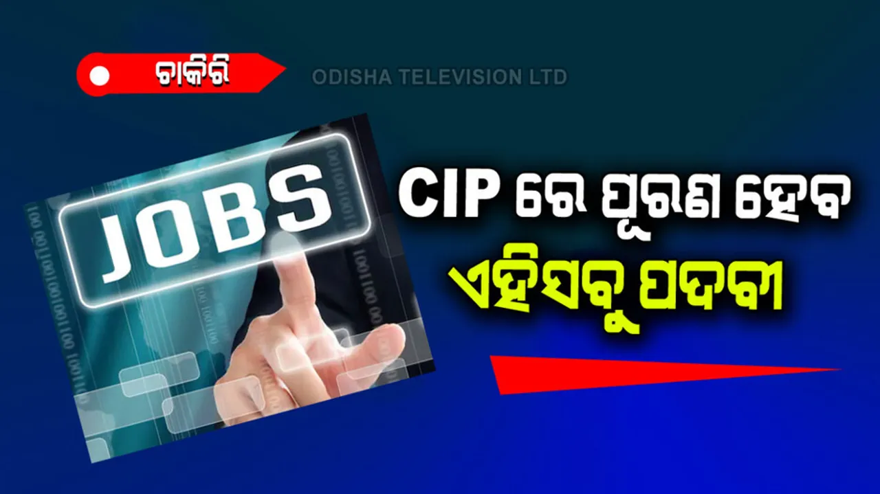 Ward attendant and other posts 97 vacancy in cip