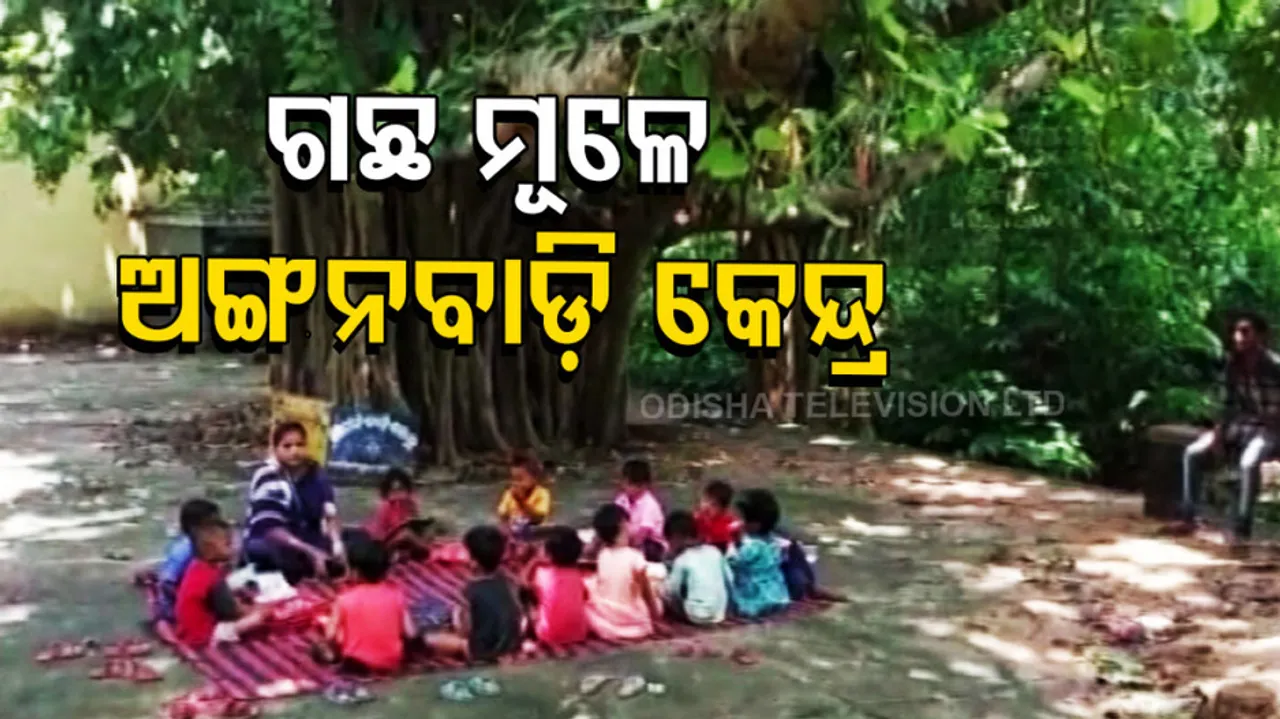 Sans teacher for 12 years, kids get education from Anganwadi cook under tree in Odisha