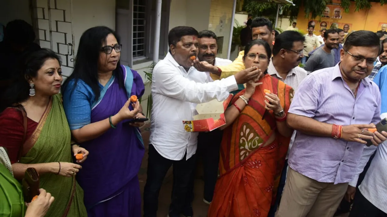 ସୂରଜ ଜିତିଲା ପରେ... ବିଜେପି ନେତାଙ୍କ ସେଲିବ୍ରେସନ