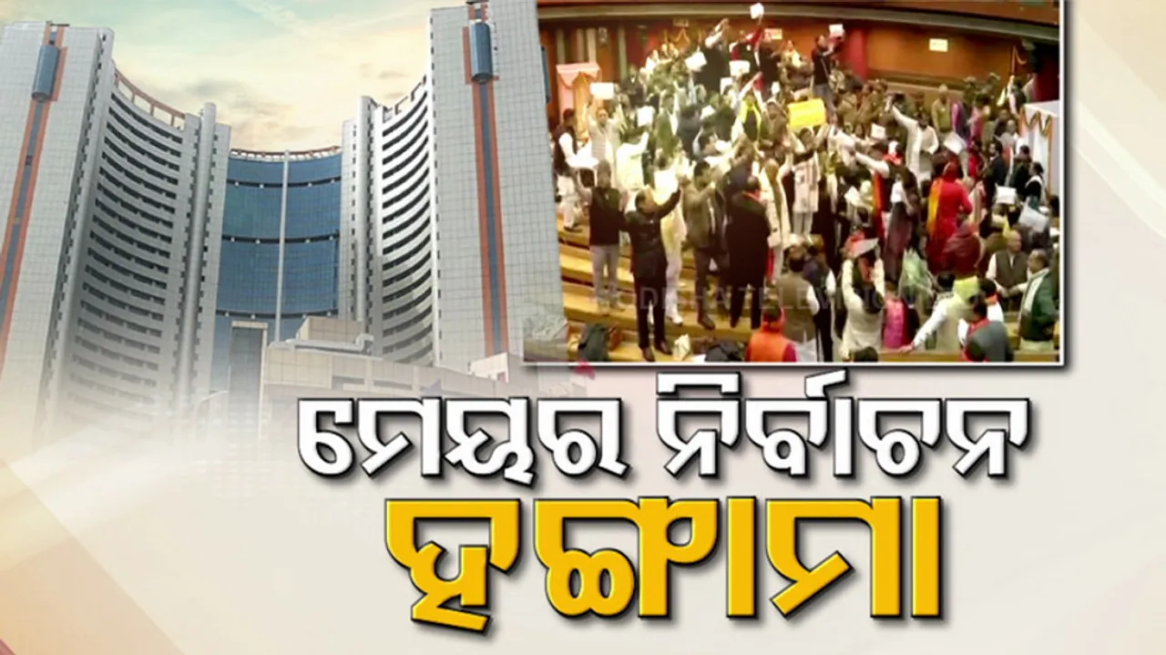 High drama in Delhi civic Centre Ahead of Mayoral Elections