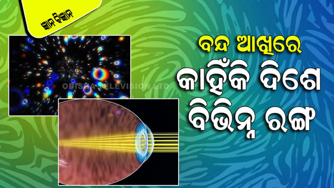 Why We See Swirling Colors When Our Eyes Are Closed