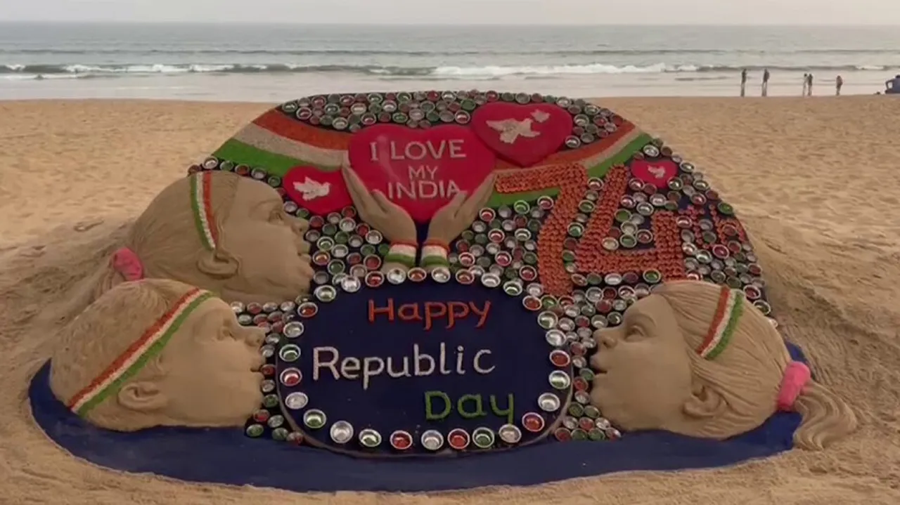 ପୁରୀ ସମୁଦ୍ର କୂଳରେ ଶିଳ୍ପୀ ସୁଦର୍ଶନ ପଟ୍ଟନାୟକଙ୍କ ବାଲୁକାକଳା